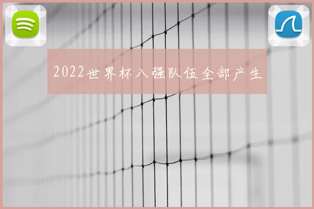 2022世界杯八强队伍全部产生