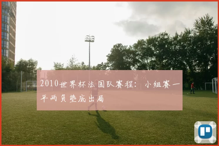 2010世界杯法国队赛程:小组赛一平两负垫底出局
